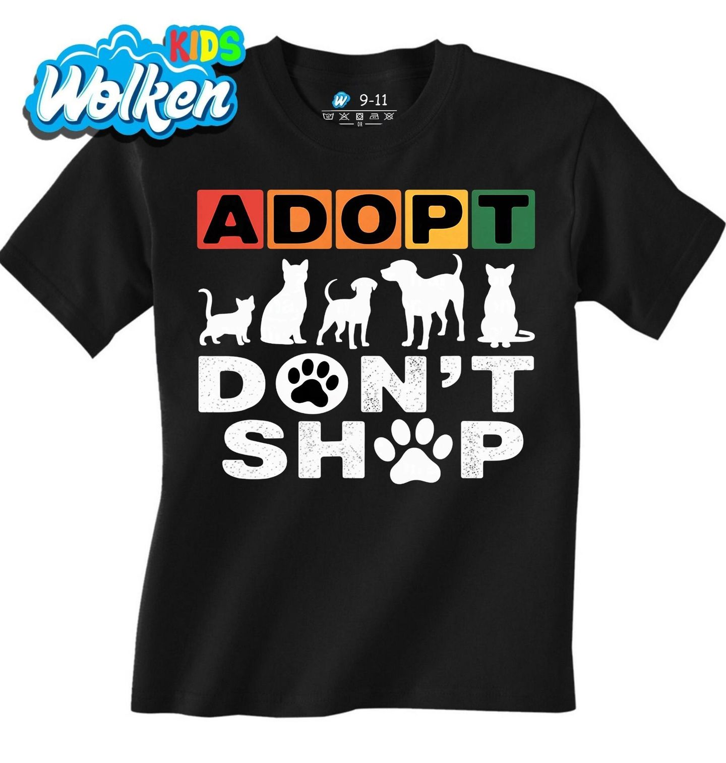 Dětské tričko Adoptuj, nekupuj Adopt Don’t Shop.jpg