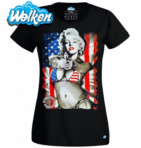 Obrázek produktu Dámské tričko Marylin Monroe "Pravá Amerika"