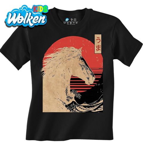 Obrázek produktu Dětské tričko Japonský Kůň v Moři
