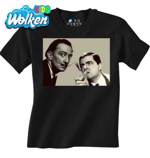 Obrázek produktu Dětské tričko Salvador Dalí a kadeřník Mr. Bean