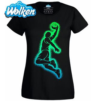 Dámské tričko Neonový Basketbalista.jpg