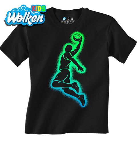 Obrázek produktu Dětské tričko Neonový Basketbalista