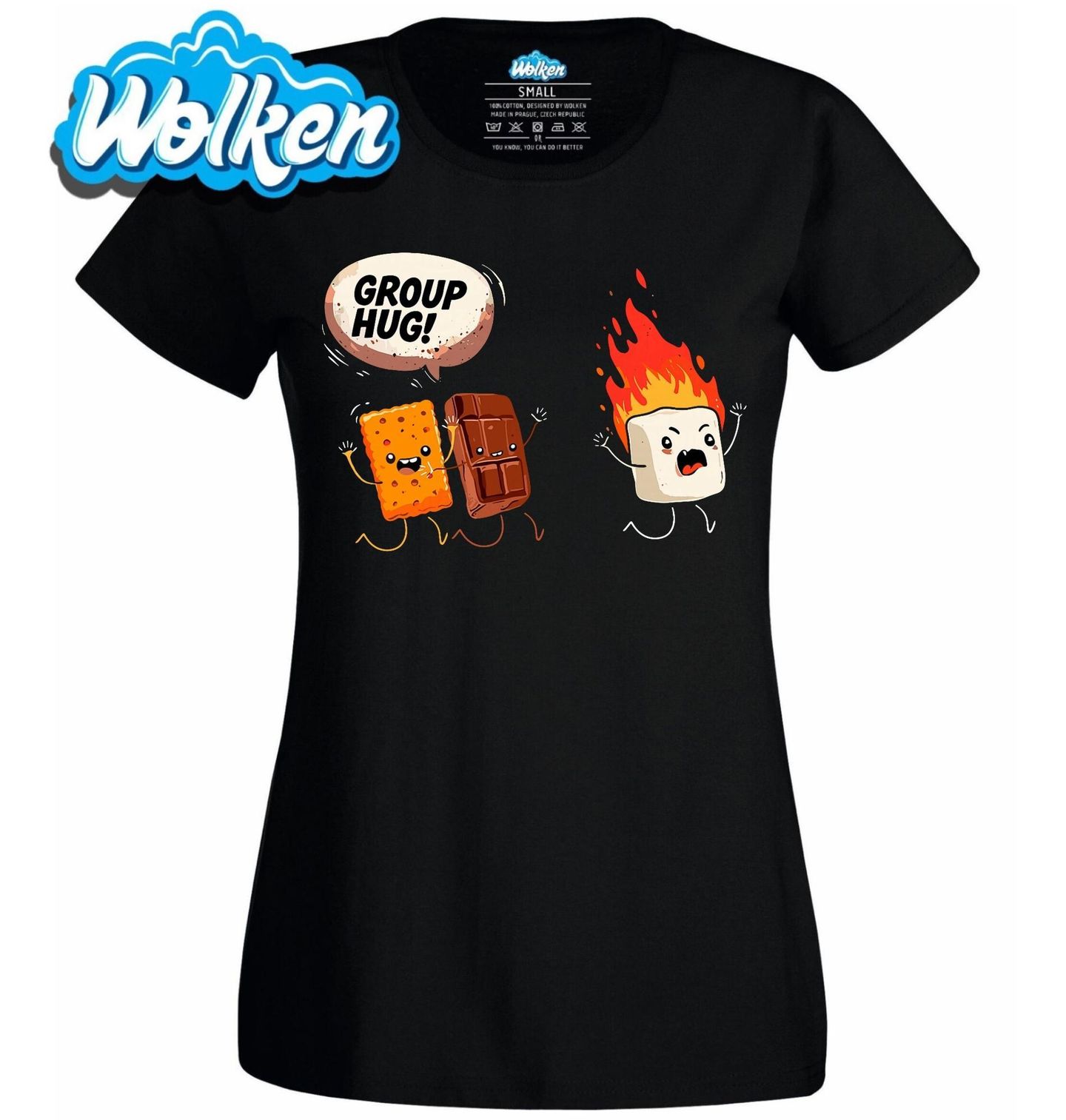 Dámské tričko Táboráková Sladkost S’mores.jpg