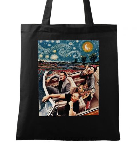 Obrázek produktu Bavlněná taška Umělecká jízda Vincent van Gogh, Salvador Dalí a Frida Kahlo