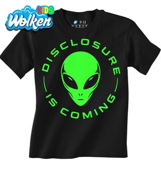 Dětské tričko Mimozemšťan Disclosure is coming.jpg