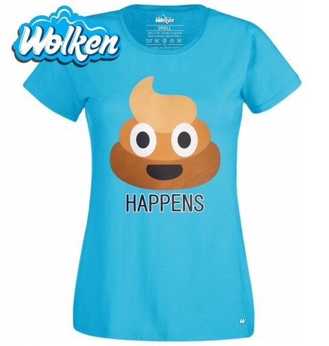 Obrázek produktu Dámské tričko Emoji Shit Happens