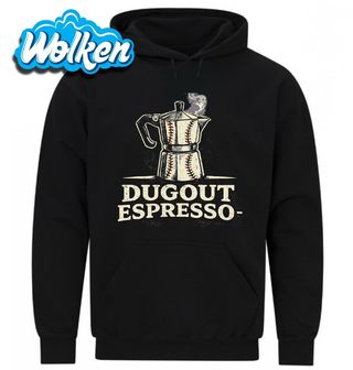 Mikina Baseballové Espresso ze Střídačky Dugout Espresso.jpg