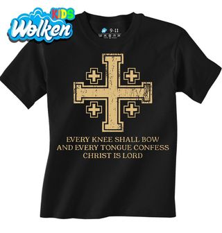 Dětské tričko Jeruzalémský Kříž Christ Is Lord.jpg