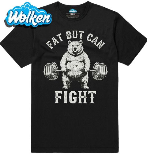 Obrázek produktu Pánské tričko Silný Medvěd Fat But Can Fight