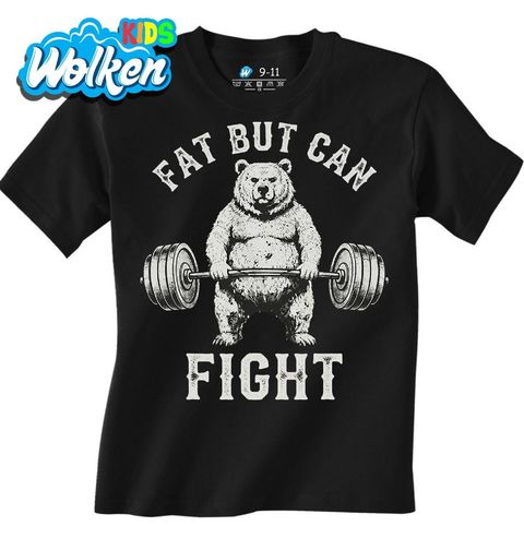 Obrázek produktu Dětské tričko Silný Medvěd Fat But Can Fight