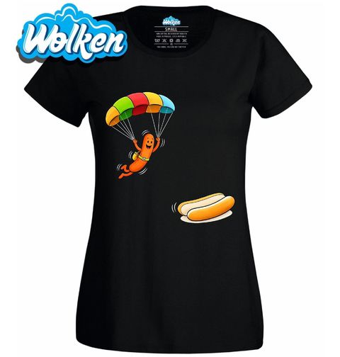 Obrázek produktu Dámské tričko Létající Párek Skydiving Hotdog