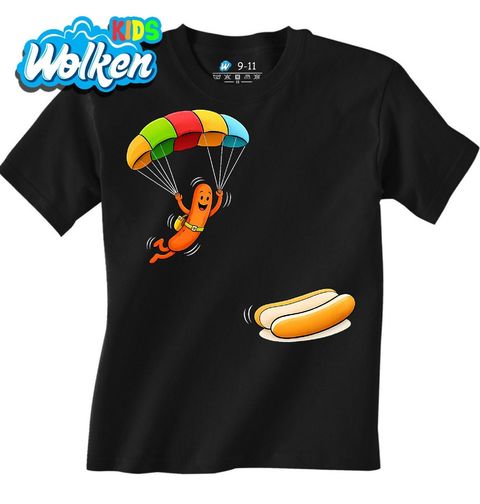 Obrázek produktu Dětské tričko Létající Párek Skydiving Hotdog