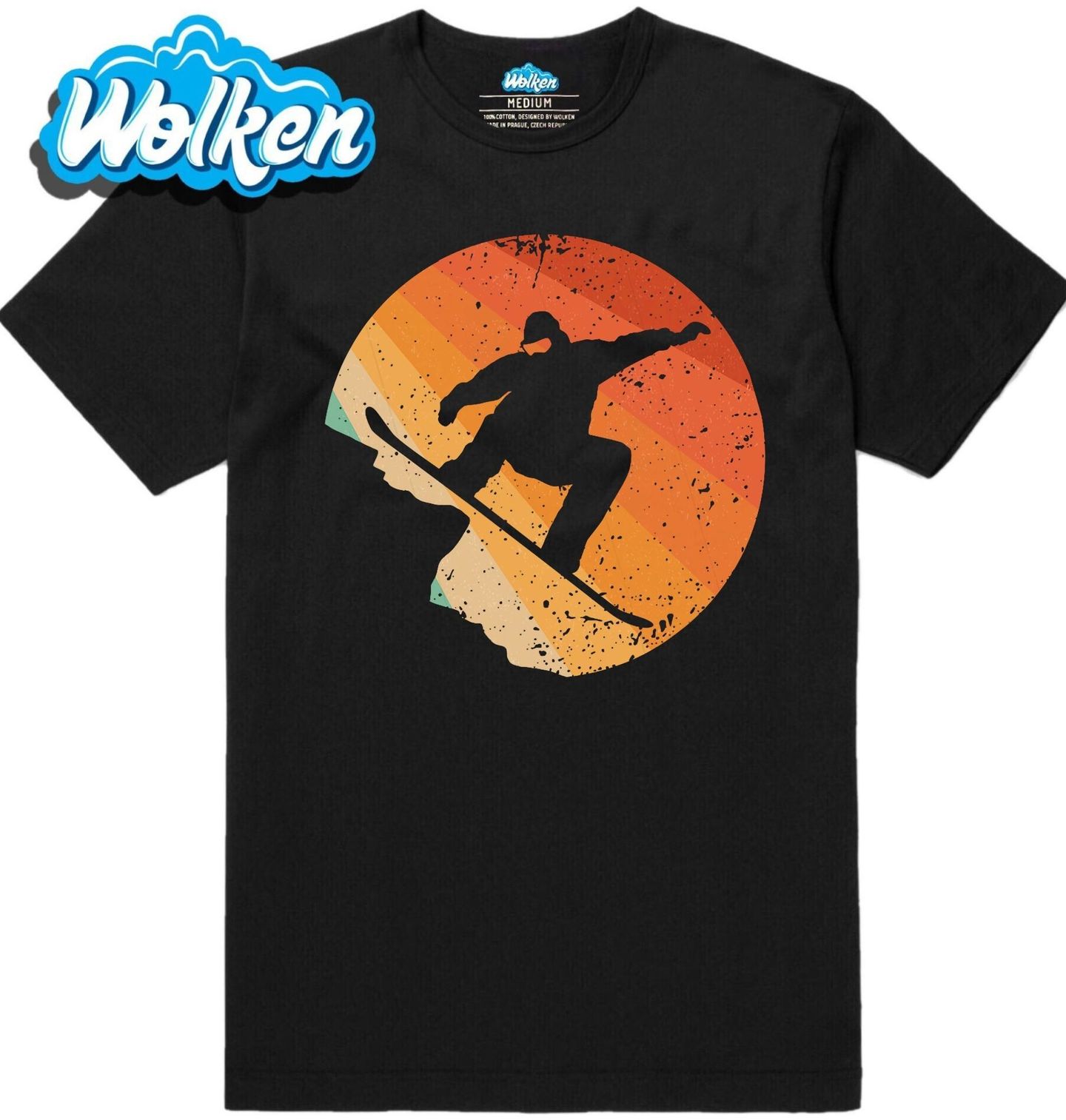 Pánské tričko Retro Snowboard.jpg