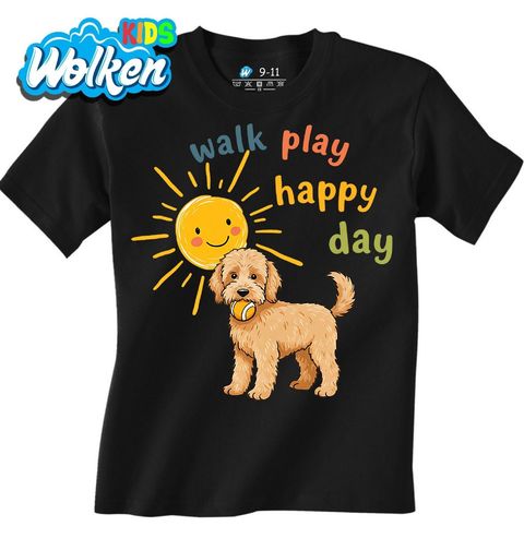 Obrázek produktu Dětské tričko Goldendoodle na Procházce Walk Play Happy Day