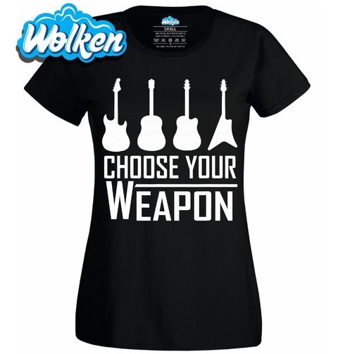 Obrázek produktu Dámské tričko Vyber si svou Kytaru Choose Your Weapon