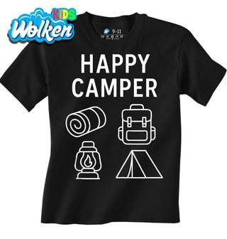 Dětské tričko Milovník Kempování Happy Camper.jpg