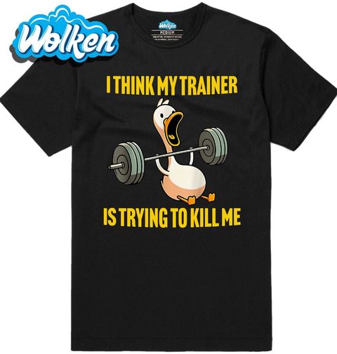 Obrázek produktu Pánské tričko Fitness Husa – Trenér Mě Chce Zabít