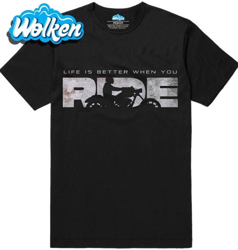 Obrázek produktu Pánské tričko Život je lepší, když jezdíš Life Is Better When You Ride