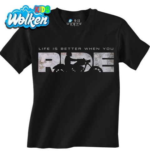Obrázek produktu Dětské tričko Život je lepší, když jezdíš Life Is Better When You Ride