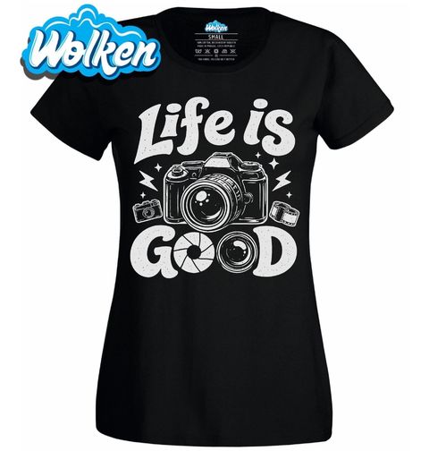 Obrázek produktu Dámské tričko Život Fotografa je Skvělý Life Is Good