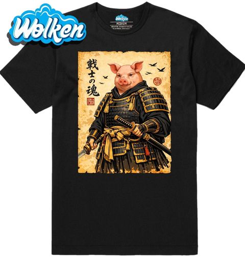 Obrázek produktu Pánské tričko Prase Samuraj z Japonska