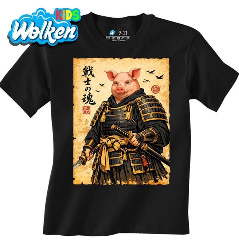 Obrázek produktu Dětské tričko Prase Samuraj z Japonska