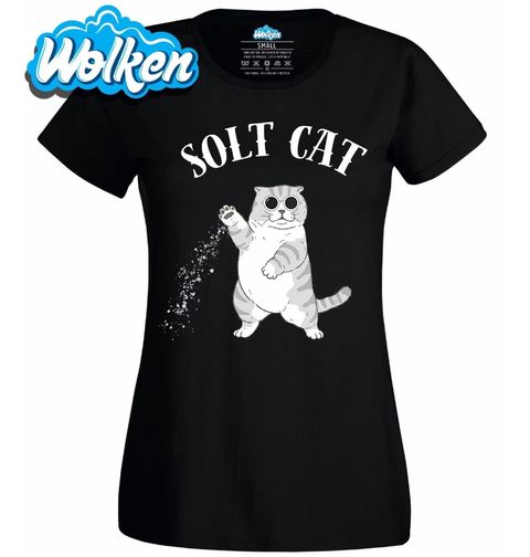 Obrázek produktu Dámské tričko Solící Kočka Solt Cat