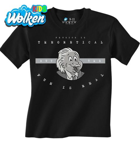 Obrázek produktu Dětské tričko Albert Einstein Fyzika je teoretická, ale zábava je skutečná