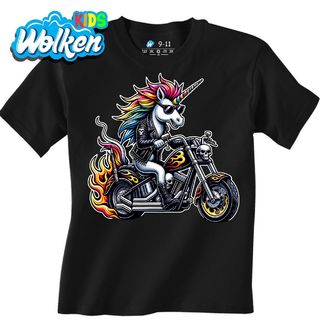 Dětské tričko Rockový Jednorožec na Chopperu.jpg