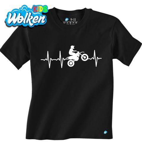 Obrázek produktu Dětské tričko Kardiogram a terénní motorka
