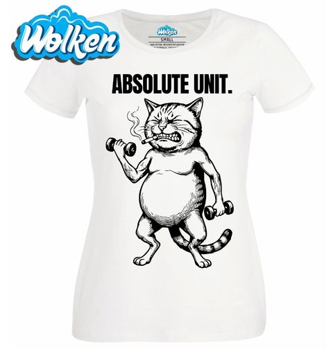 Obrázek produktu Dámské tričko Kouřící Kočka s Činkou Absolute Unit