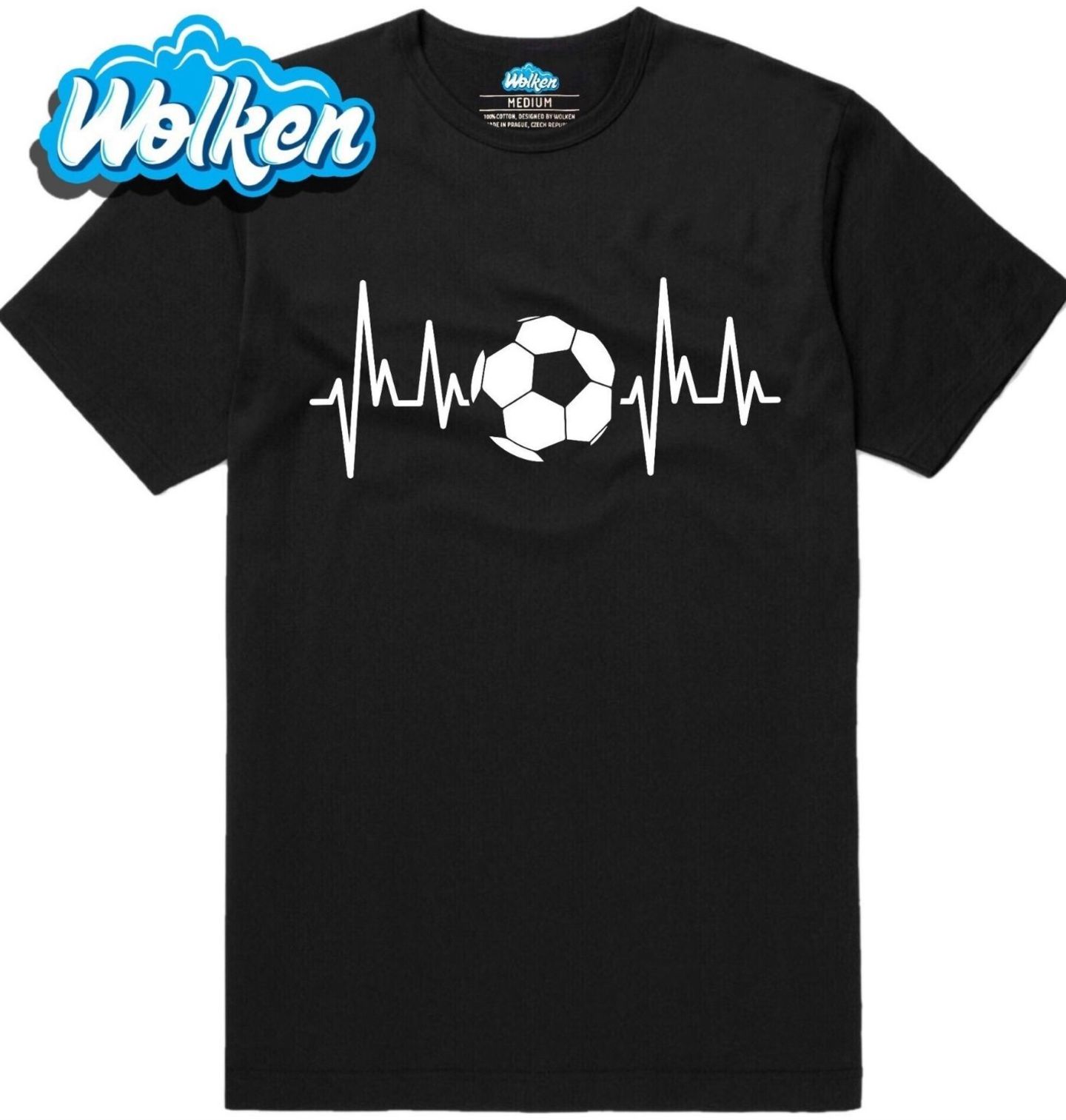 Pánské tričko Kardiogram a Fotbal (Skladem S-5XL).jpg