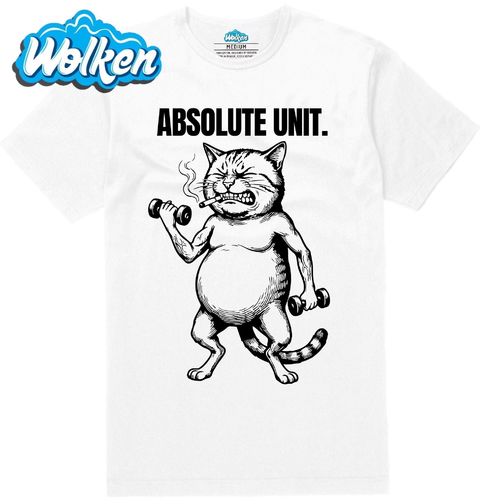 Obrázek produktu Pánské tričko Kouřící Kočka s Činkou Absolute Unit