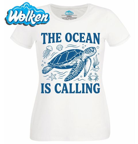 Obrázek produktu Dámské tričko Želva Oceán volá The Ocean Is Calling