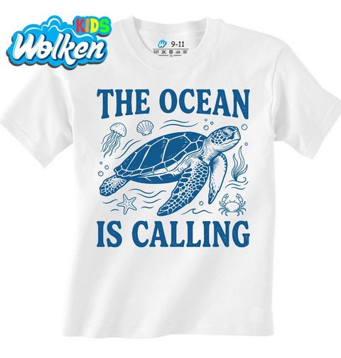Obrázek produktu Dětské tričko Želva Oceán volá The Ocean Is Calling