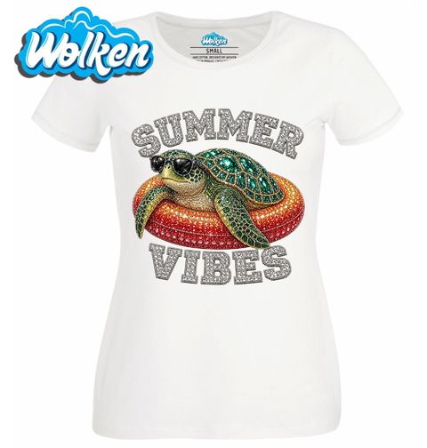 Obrázek produktu Dámské tričko Diamantová Želva Summer Vibes