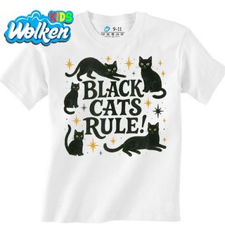 Dětské tričko Černé Kočky Vládnou Black Cats Rule.jpg