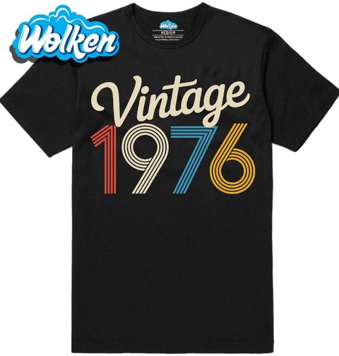 Obrázek produktu Pánské tričko Barevný Vintage 1976