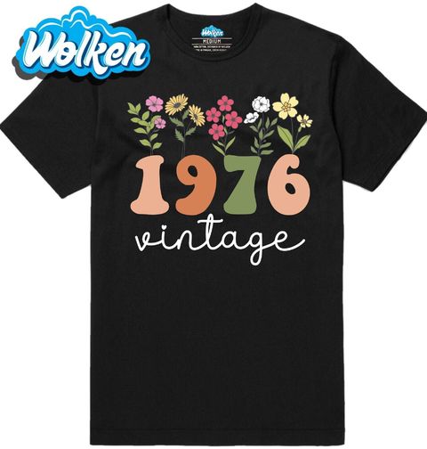 Obrázek produktu Pánské tričko Květinový Ročník 1976