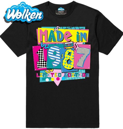 Obrázek produktu Pánské tričko Made in 1987 Retro Limitka