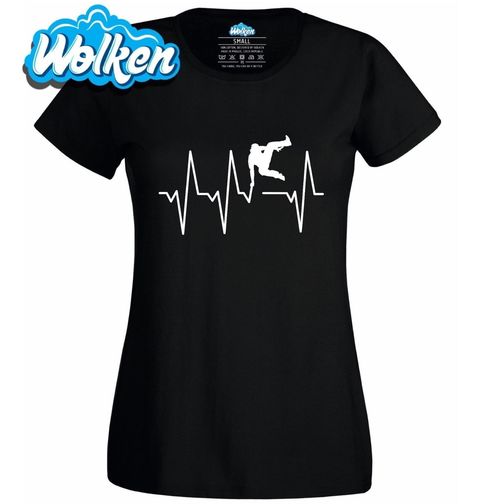 Obrázek produktu Dámské tričko Kardiogram a Parkour