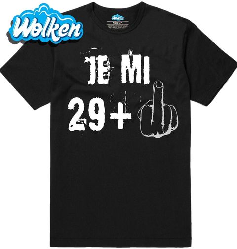 Obrázek produktu Pánské tričko Je mi 29 + 1 Prostředníček Třicetiny