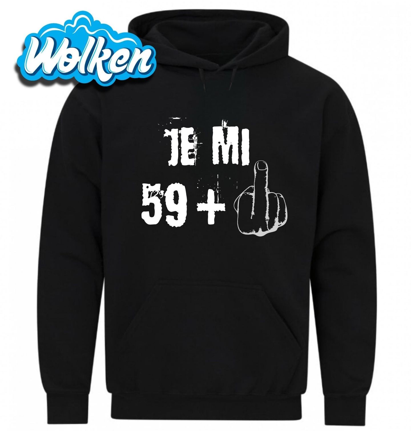 Mikina Je mi 59 + 1 Prostředníček Šedesátiny.jpg