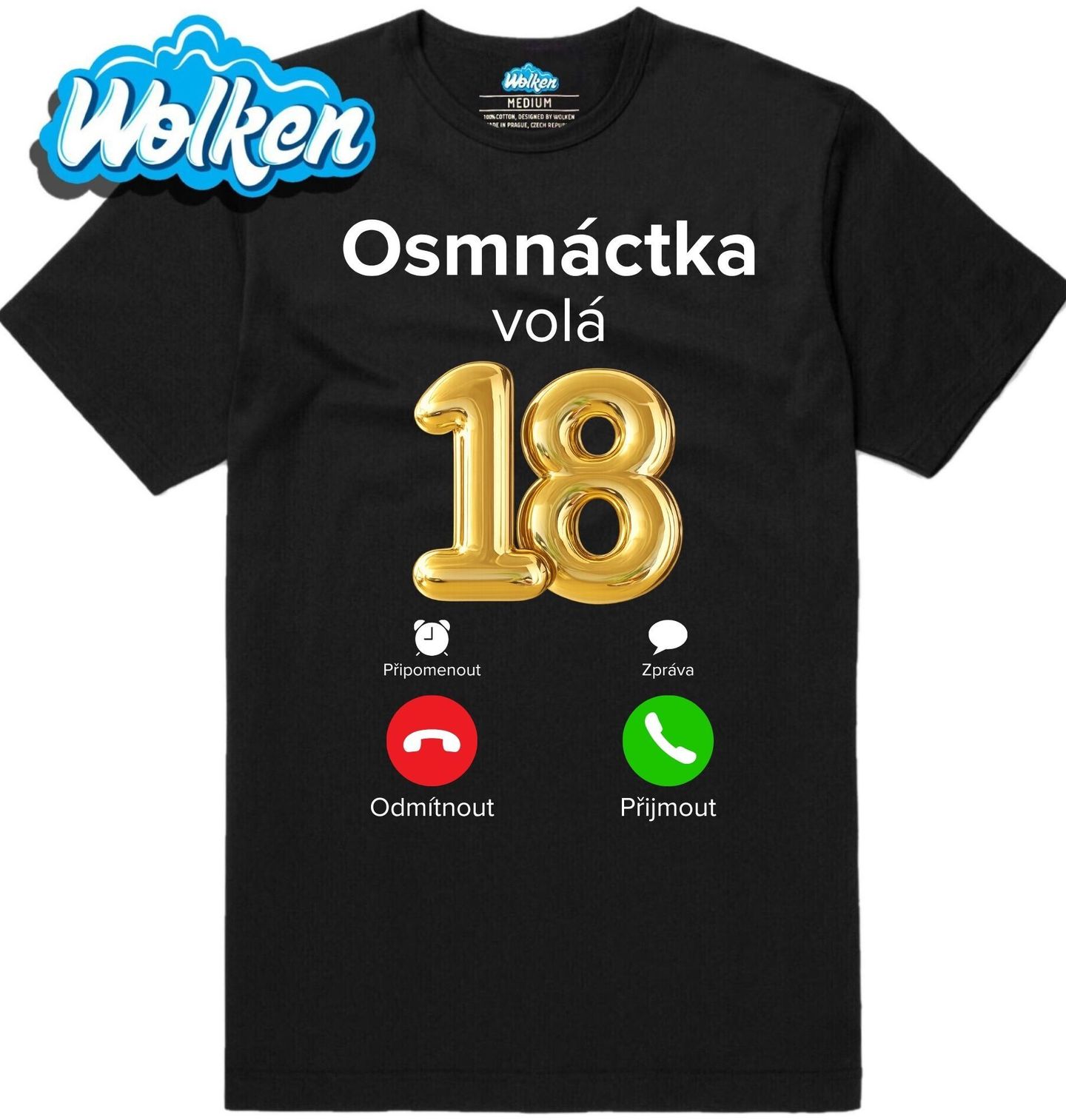 Pánské tričko Osmnáctka volá Phone Call.jpg