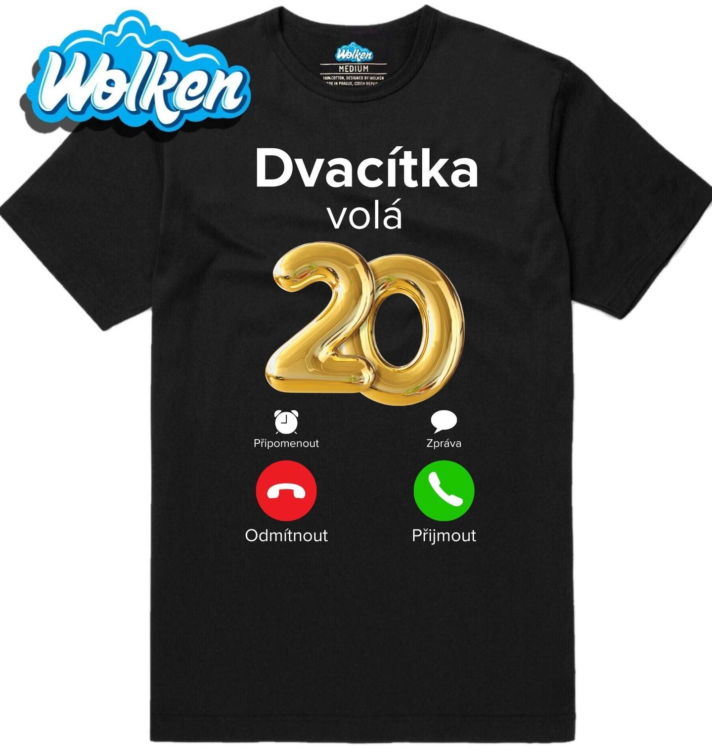 Pánské tričko Dvacítka volá Phone Call.jpg