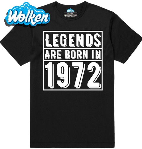 Obrázek produktu Pánské tričko Legendy se rodí 1972 Legends are born in 1972