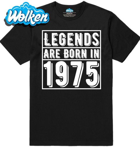 Obrázek produktu Pánské tričko Legendy se rodí 1975 Legends are born in 1975