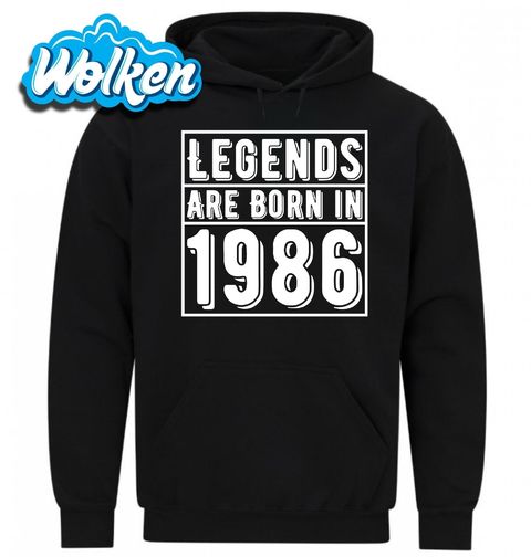 Obrázek produktu Pánská mikina Legendy se rodí 1986 Legends are born in 1986