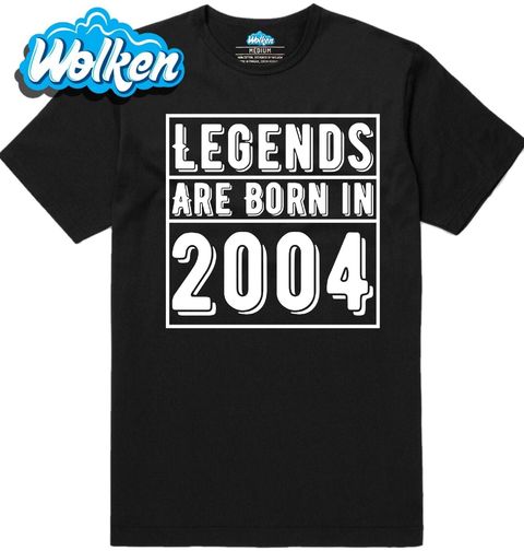 Obrázek produktu Pánské tričko Legendy se rodí 2004 Legends are born in 2004