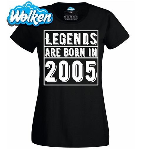 Obrázek produktu Dámské tričko Legendy se rodí 2005 Legends are born in 2005
